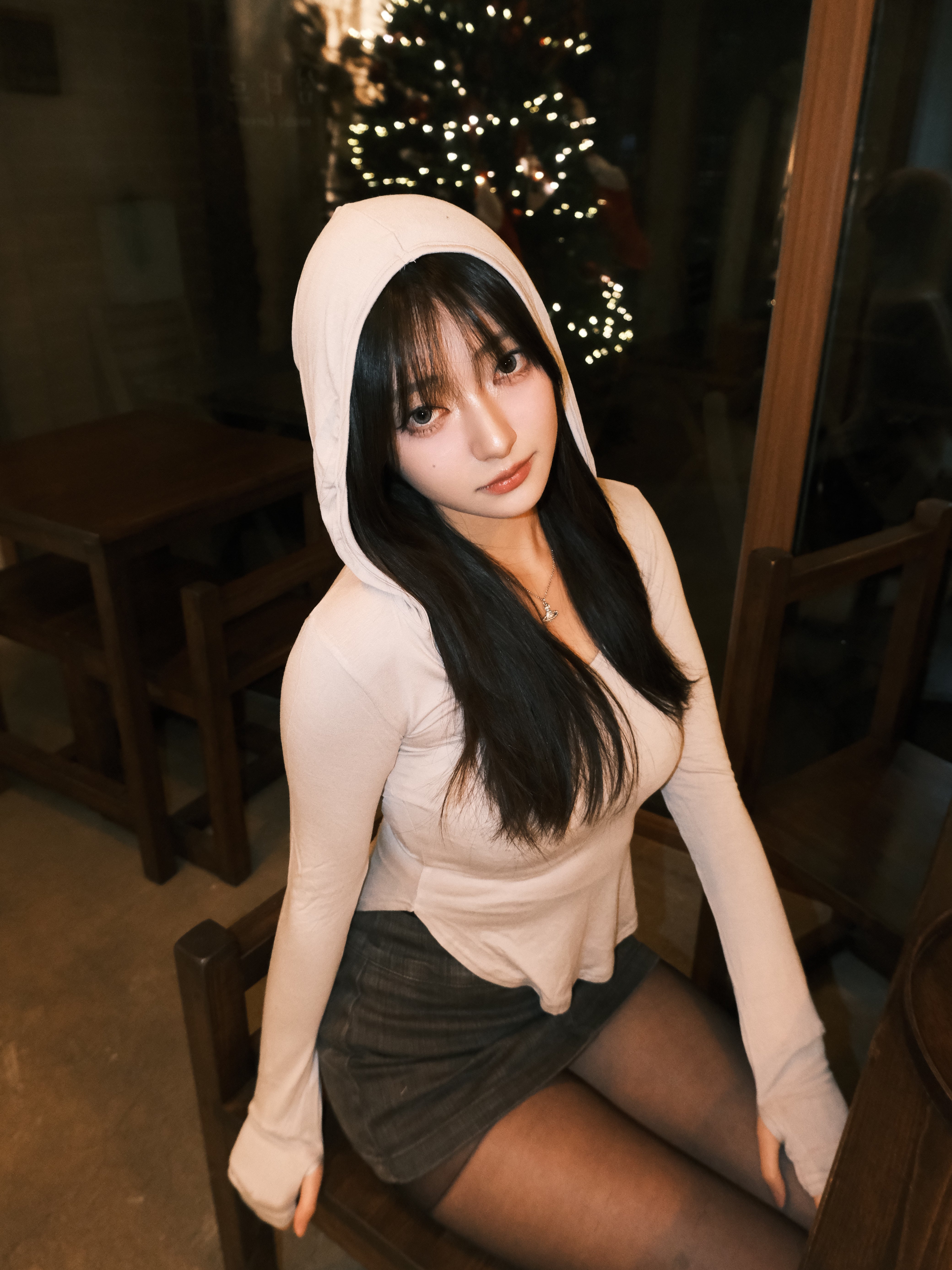 Must buy～ 舒服到講粗口!! 超顯身材有帽上衣