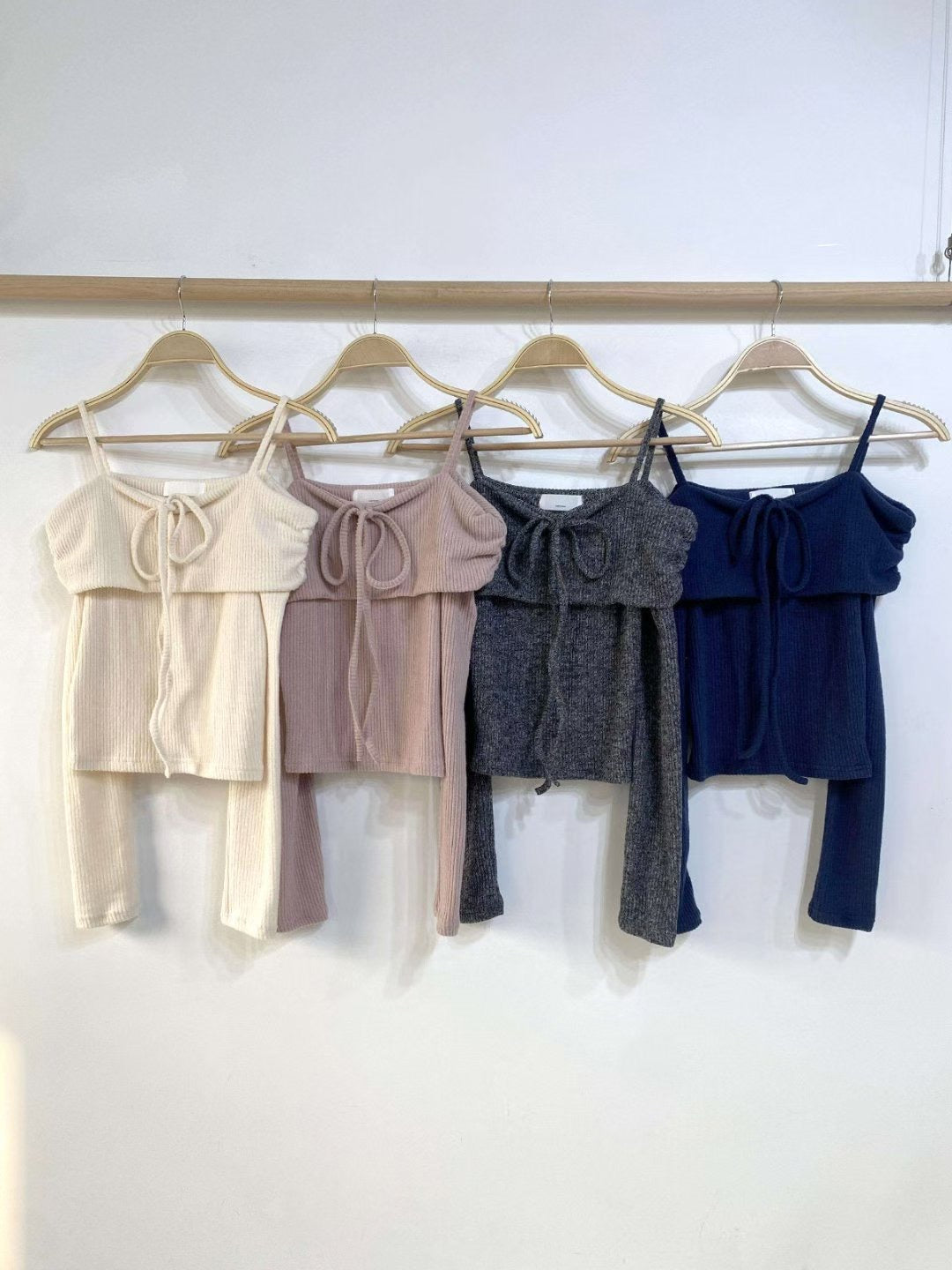 ※預購 吊帶2ways一字膊反領上衣