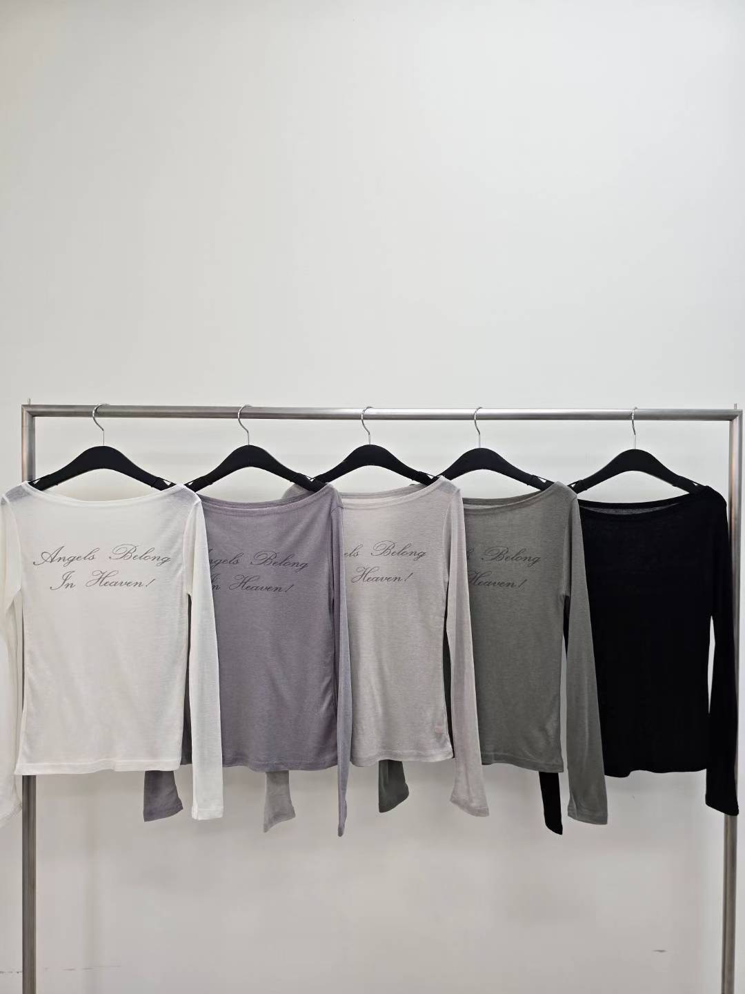 ※預購 透視大領口歐美上衣