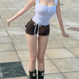 〖暑假團〗兩著性感顯身材低領上衣