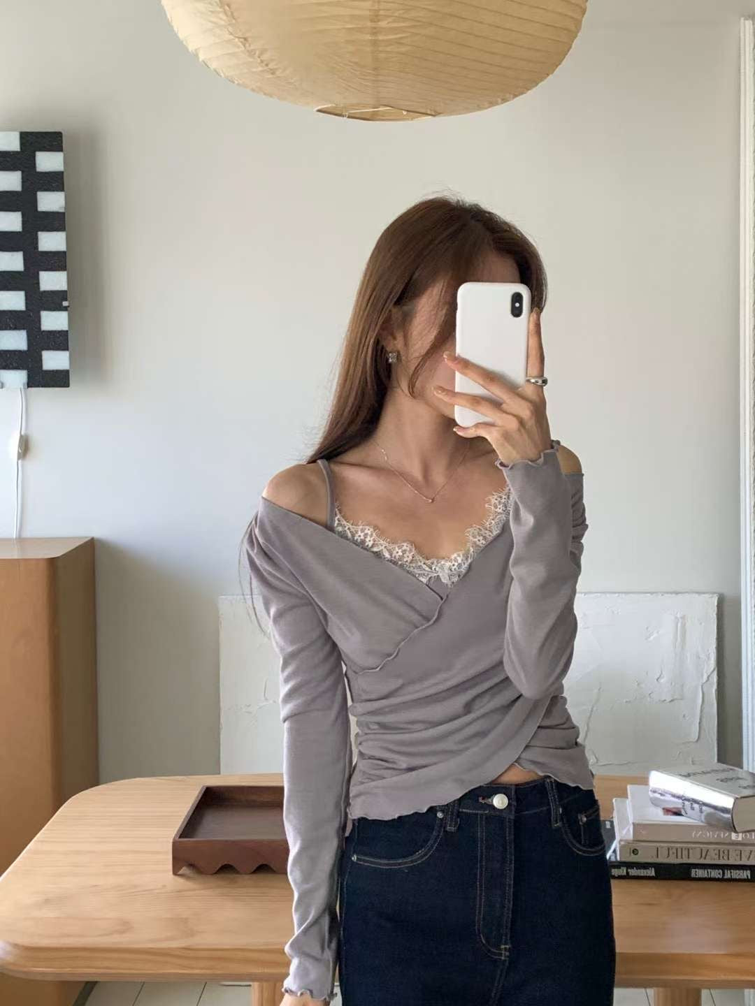 ※預購 吊帶羽毛背心露膊Top