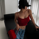 〖暑假團〗低領口露背小捲邊 Bra top