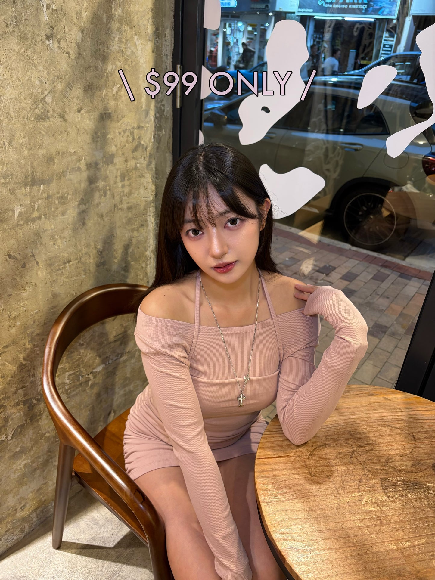 【 Christmas 額外8折🎅🏻🎄】現貨出售!!大彈性掛頸大領口超顯瘦OPS