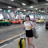 泰國團!! LACE邊邊方領短身顯身材上衣  ‹3色入›
