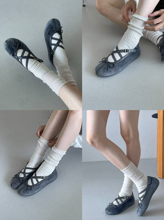 ‹KR 19›韓國大熱 蝴蝶結芭蕾鞋🩰 腳較闊請買大一碼🫶🏻