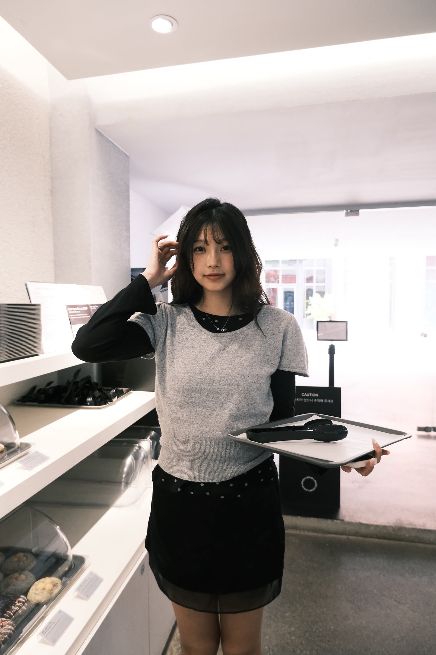 ‹KR 19› 軟熟短袖針織上衣