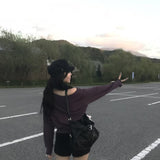 單肩日常輕鬆出門衛衣