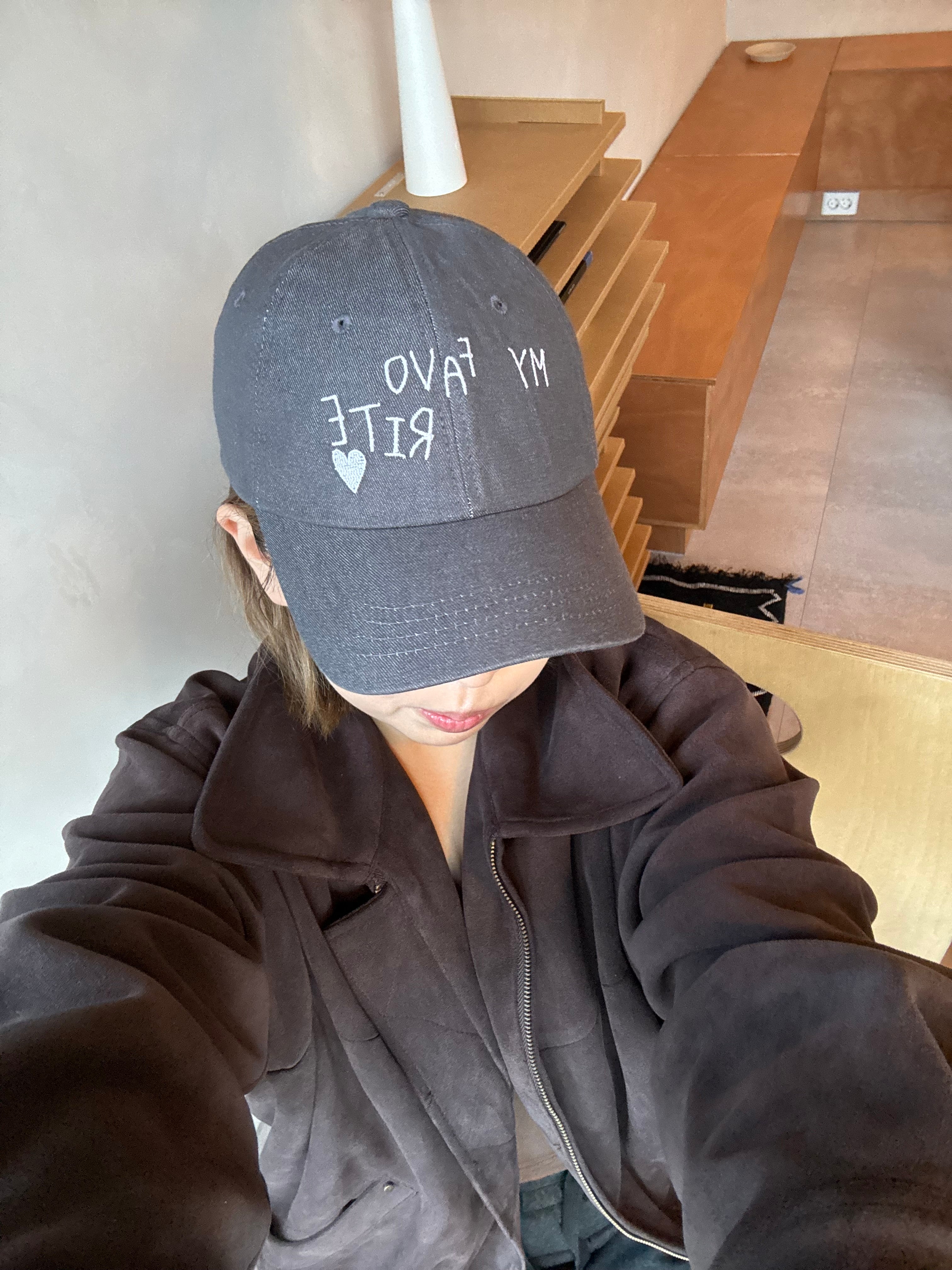 〖韓國連線價$149!!〗特別色My Favorite♡ 超修飾面型cap 帽