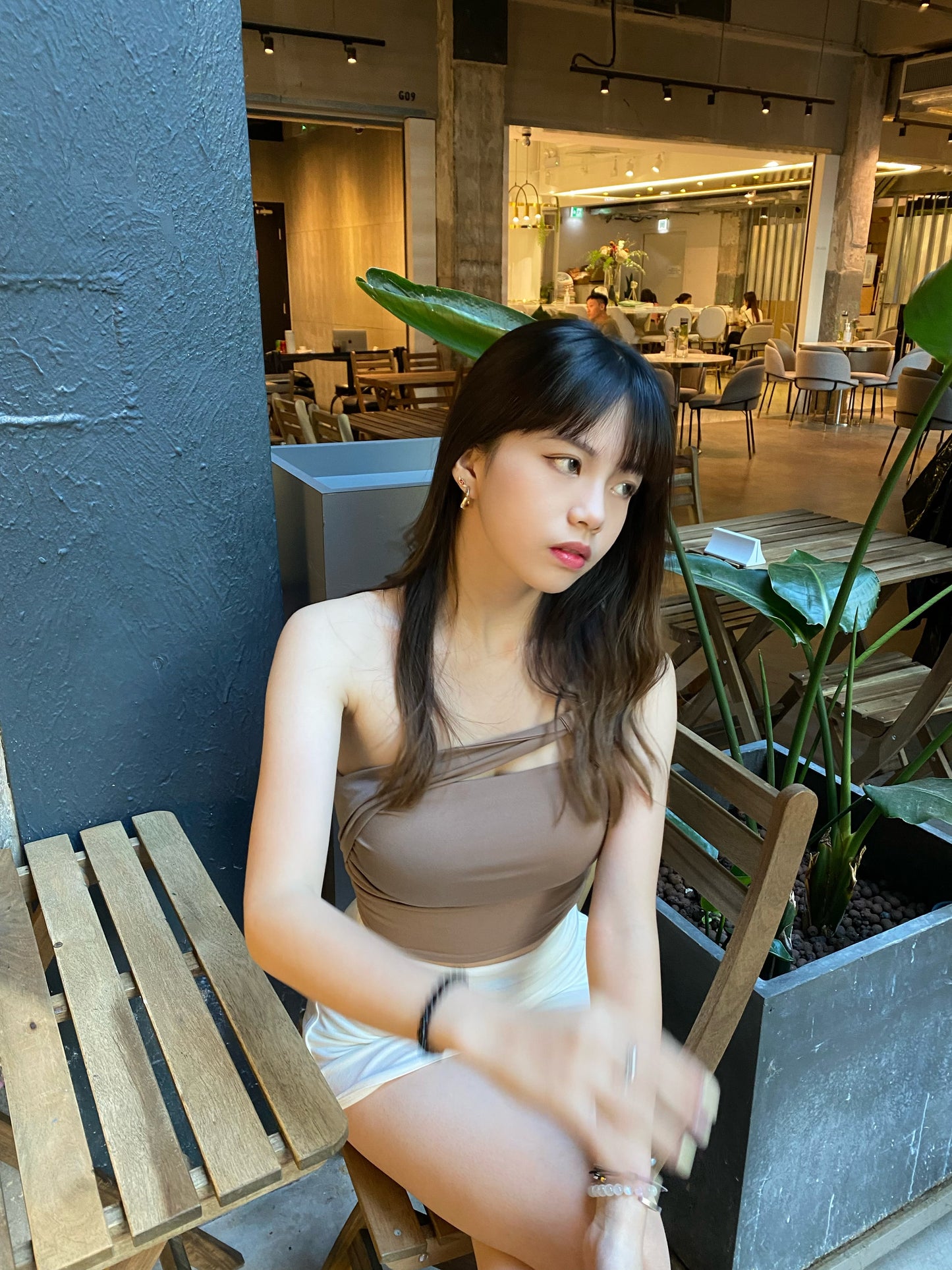 熱賣restock!! 超好看‪.ᐟ‪單肩小性感BRA TOP