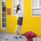 365Days純色橡筋腰短裙
