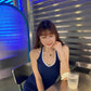 [春夏款COMEBACK!] 歐美款‪.ᐟ‪掛頸拼色貼身連身裙