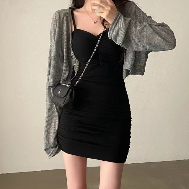 [春夏款COMEBACK!] 最突顯身材‪.ᐟ‪線條超美吊帶連身裙