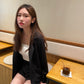 [秋冬COMEBACK] 
推薦‪.ᐟ‪厚實不易出摺痕西裝SET