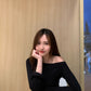 [秋冬COMEBACK] 仙氣十足.ᐟ 一字膊喇叭袖超超超柔軟上衣