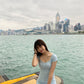 ［春夏款COMEBACK!］簡單美代表木耳邊小扣兩著針織裙