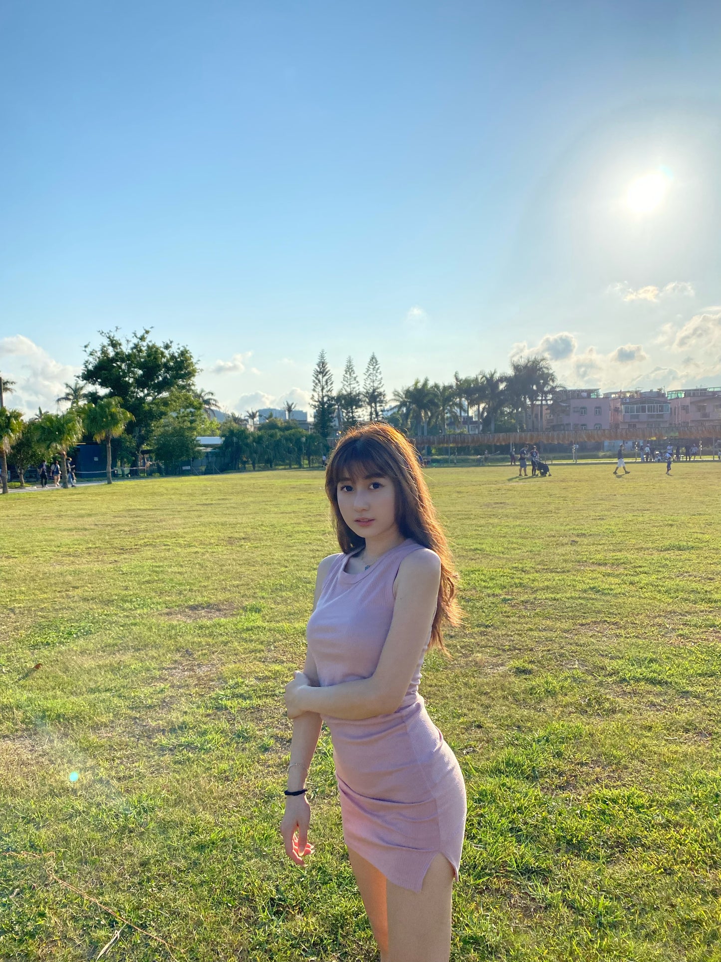 [春夏款COMEBACK!] 小開叉小露腰心機背心裙
