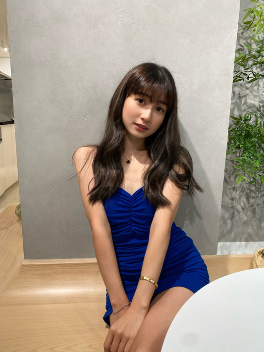 [春夏款COMEBACK!] 最突顯身材‪.ᐟ‪線條超美吊帶連身裙