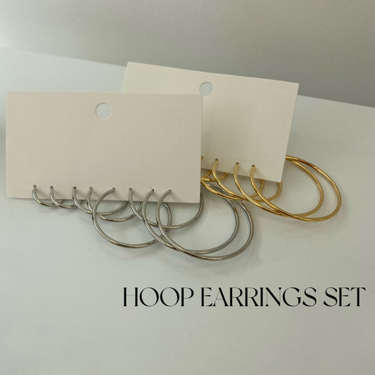 ｜連線3.0｜ HOOP EARRINGS SET