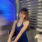[春夏款COMEBACK!] 歐美款‪.ᐟ‪掛頸拼色貼身連身裙