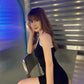 [春夏款COMEBACK!] 歐美款‪.ᐟ‪掛頸拼色貼身連身裙