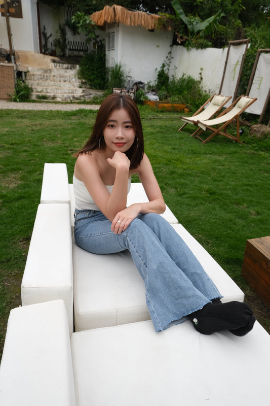 小高腰 Flared Jeans