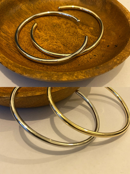 Sliver/Gold  plated bangle